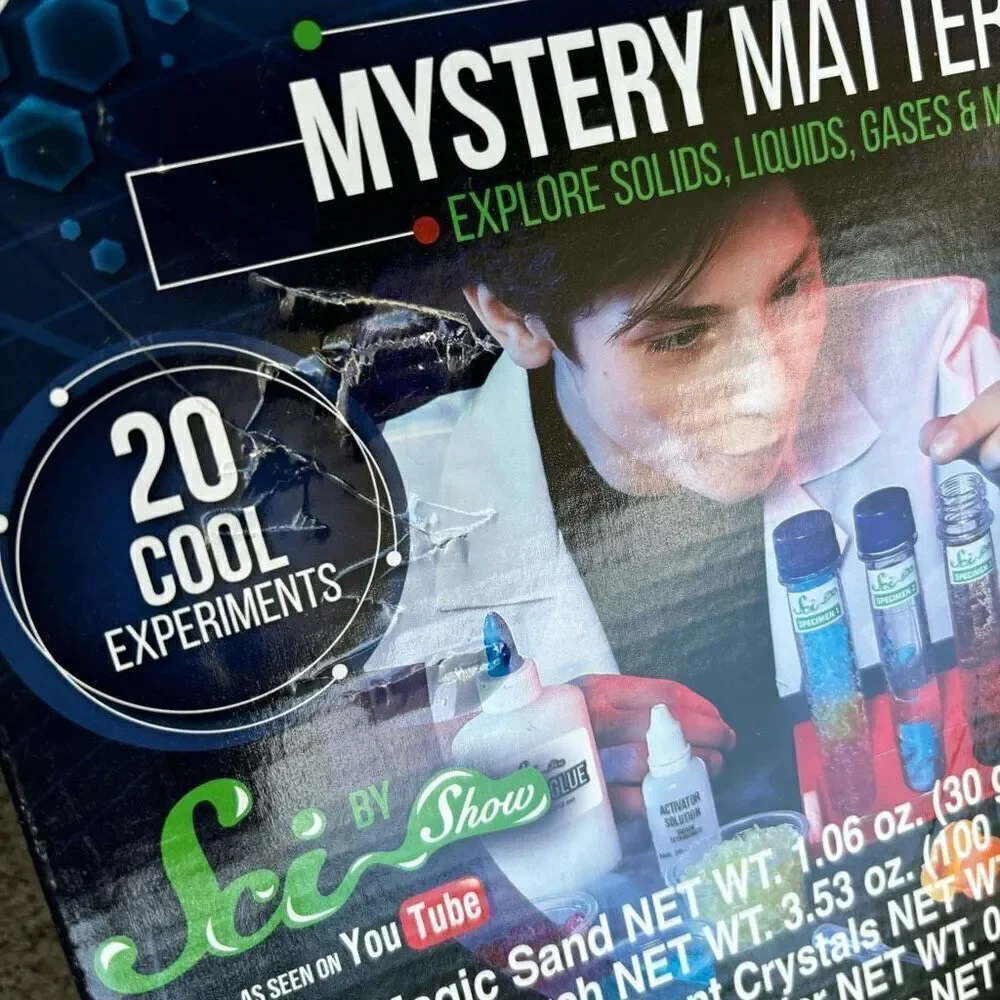 Universe Unboxed Mystery Matter Science Kit-Open Box-Complete